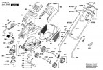 Bosch 3 600 H81 200 ROTAK 40 (ERGOFLEX) Lawnmower Spare Parts